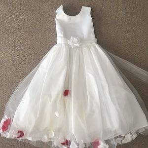 Flower girl, first communion, Easter dress
